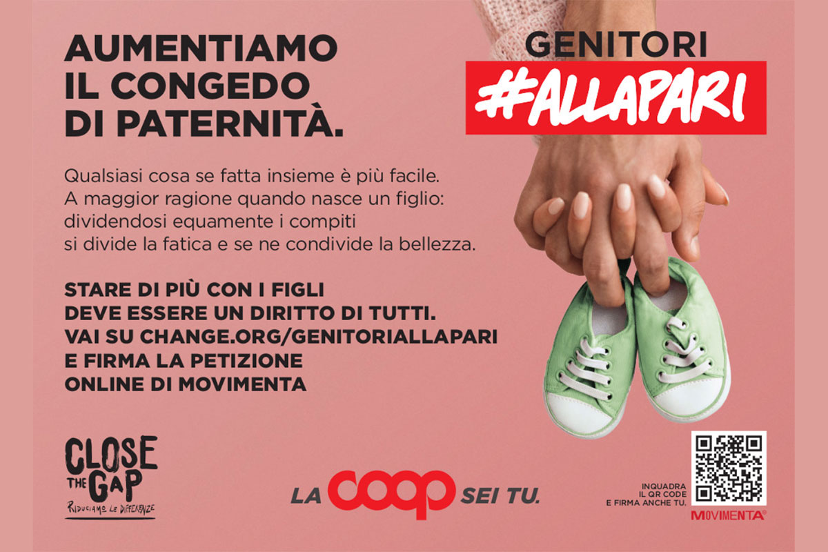 Festa del Papà, Coop rilancia il congedo di paternità obbligatorio