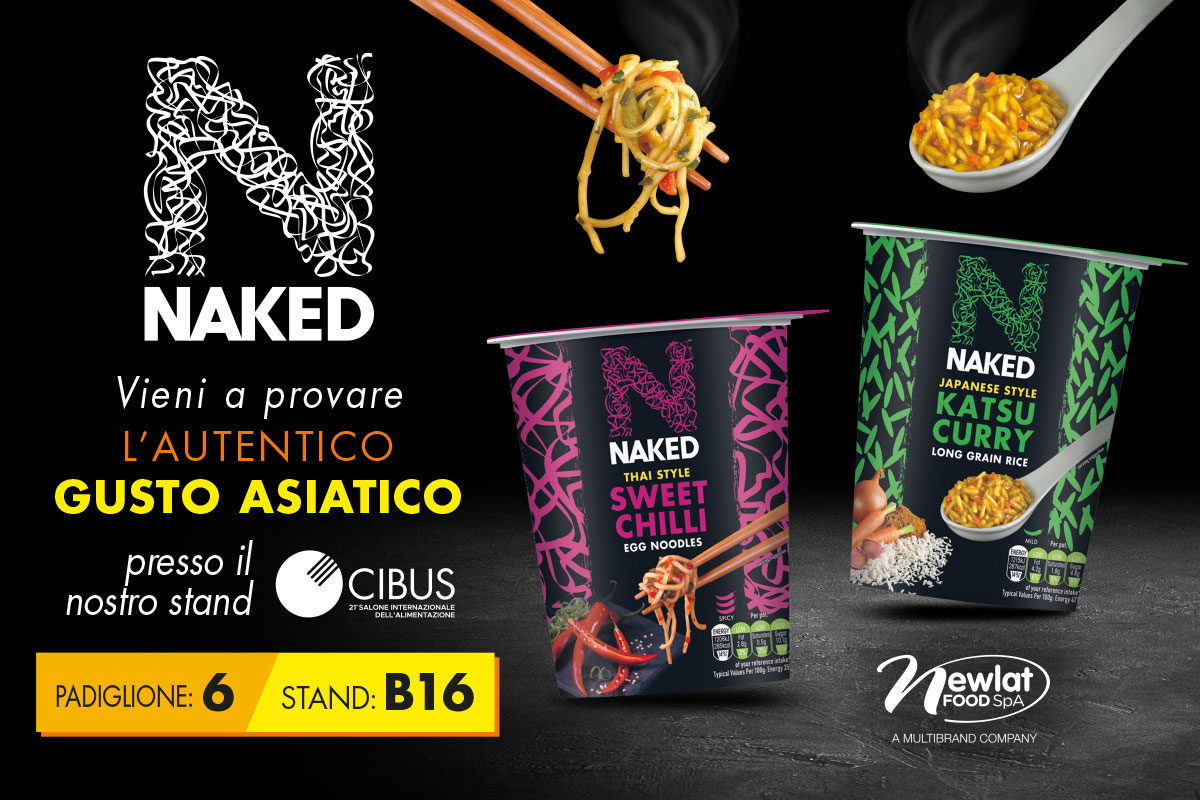 In Italia sono arrivati i prodotti Naked di Newlat Food