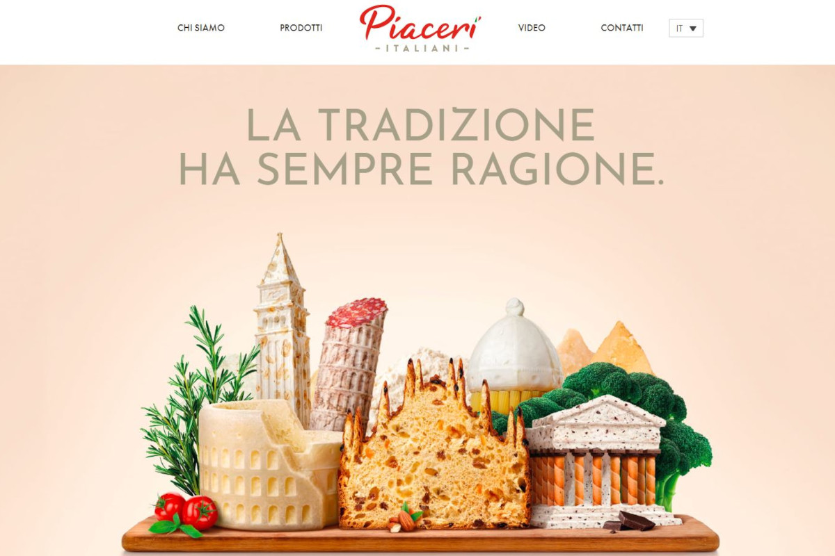 Crai, è online il sito di ‘Piaceri Italiani’