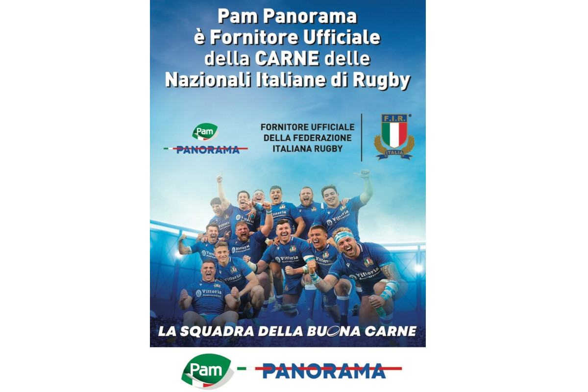 Pam Panorama è fornitore ufficiale delle nazionali di rugby