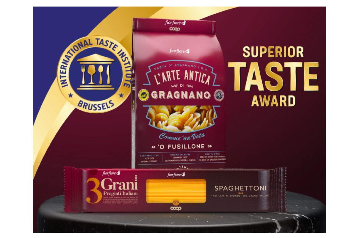La pasta di Gragnano Coop vince il Superior Taste Award