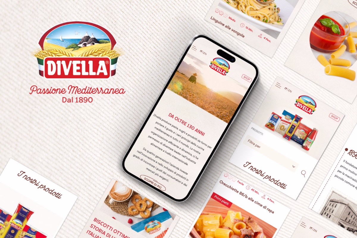 Divella presenta il nuovo sito web con shop online