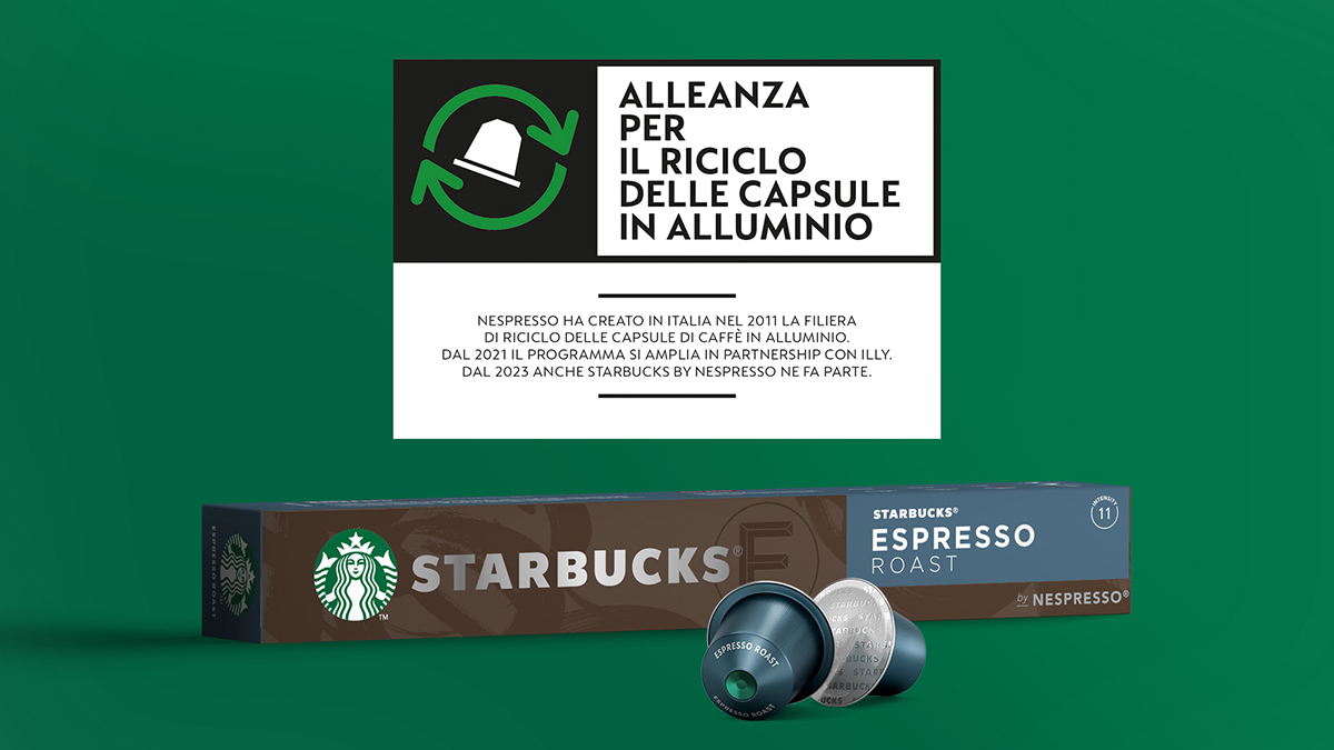 Starbucks aderisce all’alleanza per il riciclo delle capsule