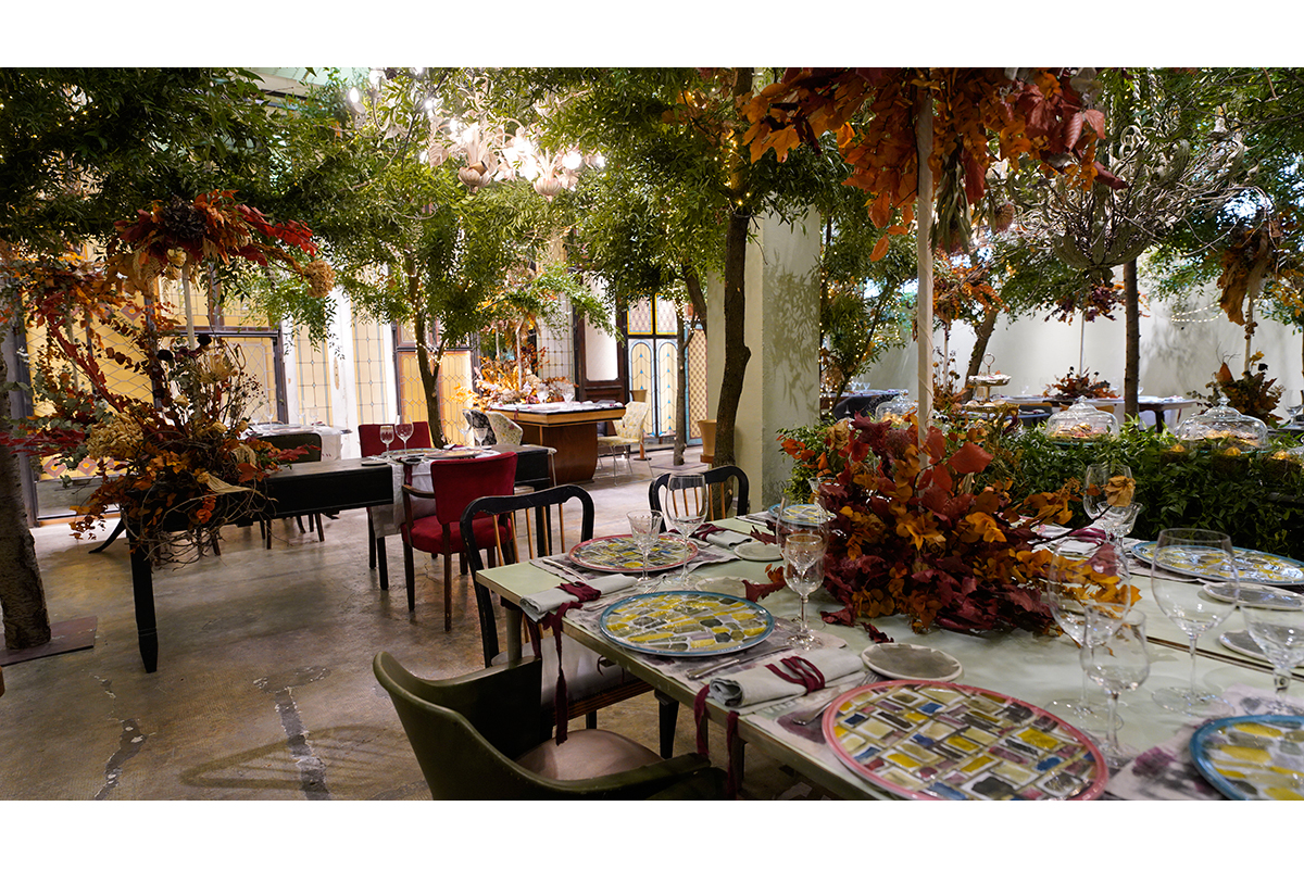 Il Ristorante Famiglia Rana nel giardino Marras per la MDW