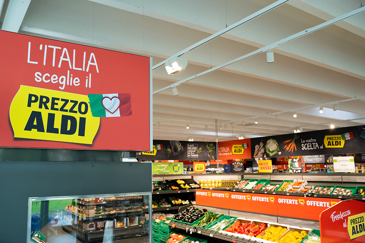 Aldi, cinque anni a pieno ritmo