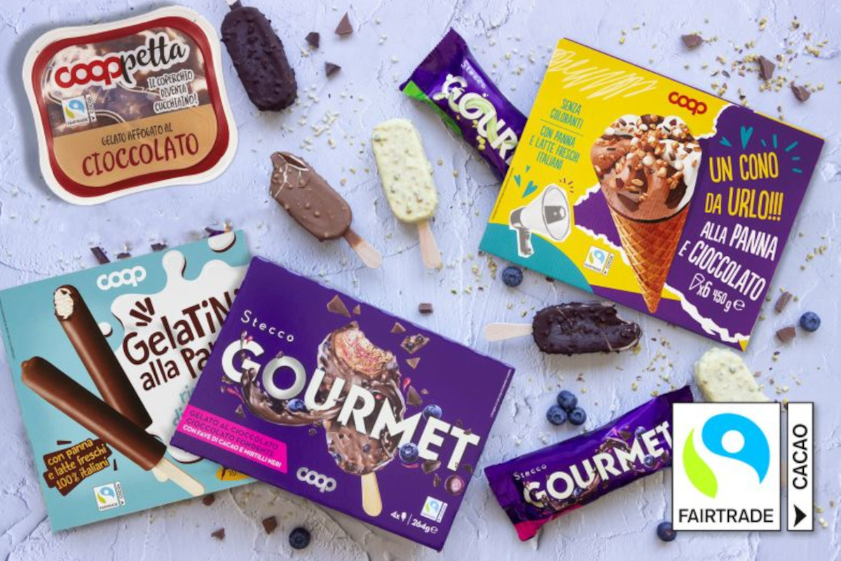 I gelati Coop Italia puntano sulla certificazione Fairtrade