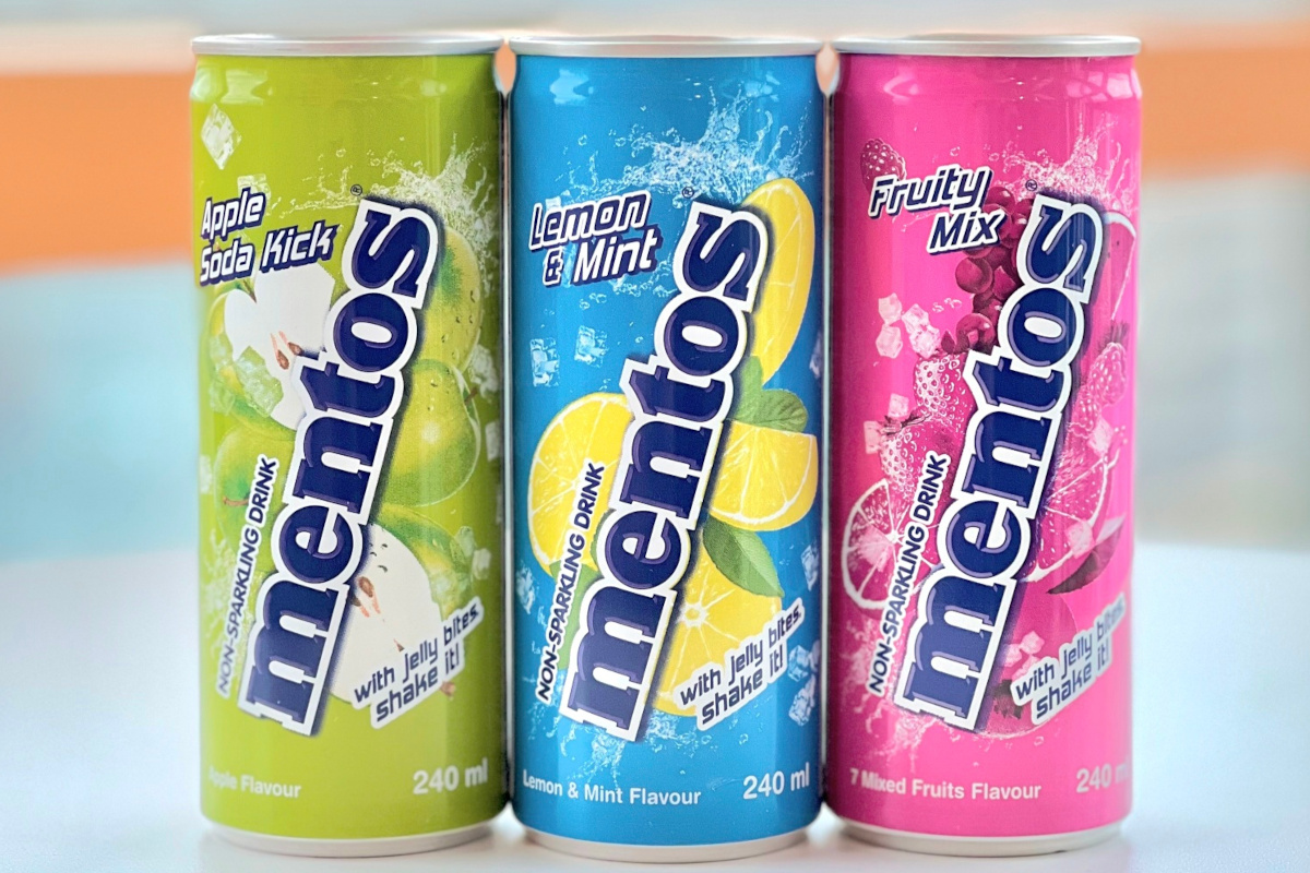 Mentos sbarca nella categoria dei soft drink