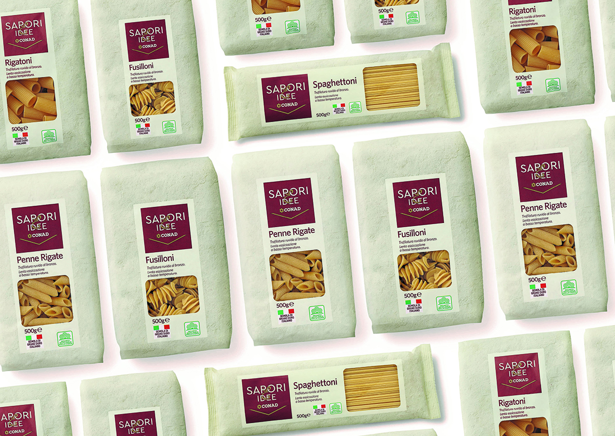 Conad presenta la nuova gamma di pasta di semola Sapori&Idee