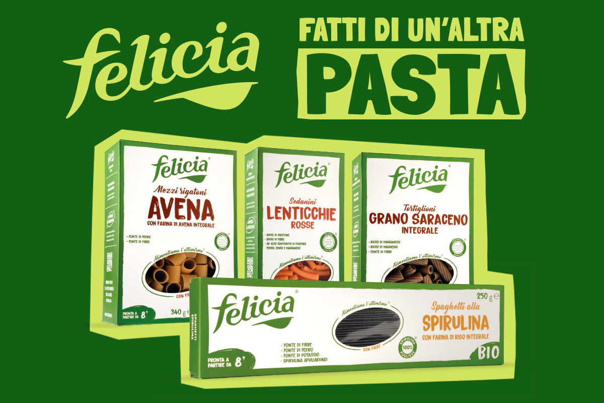 Felicia lancia la nuova campagna “Fatti di un’altra Pasta”