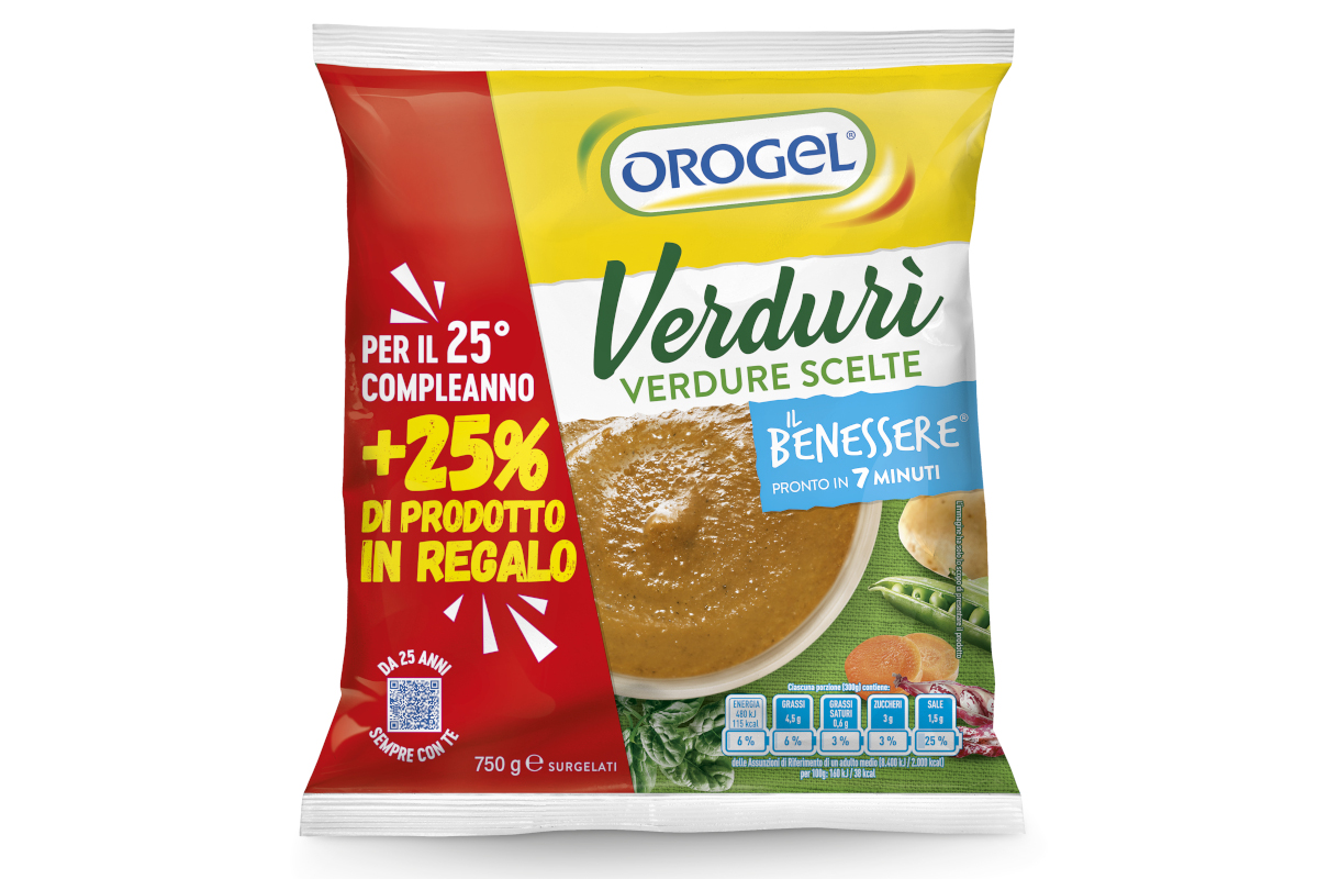 Orogel festeggia i primi 25 anni di Verdurì